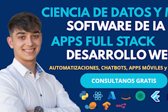 develop ai software, develop full stack web and mobile apps, software developer