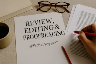 review edit proofread your poems essays books or any content