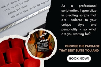 write a screenplay for your short film