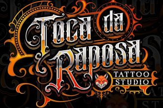 make elegant and classic for tattoo logo and barbershop