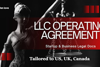 draft an llc operating agreement or partnership contract for your business