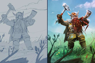 paint an illustration for your game