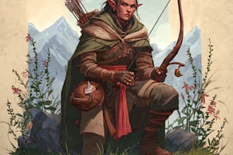 dnd character art and dnd character art