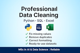 clean and prepare your dataset for analysis