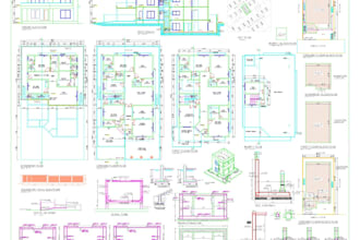 pdf to dwg dxf conversion 2d floor plan drafting in autocad