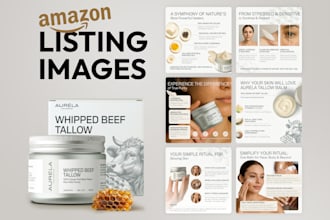 design premium amazon listing images for beauty product