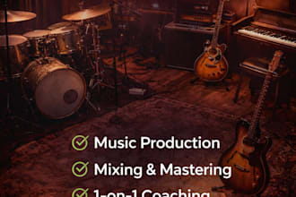 teach you mixing, mastering, recording and music production