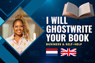 ghostwrite your selfhelp or business book in dutch or english