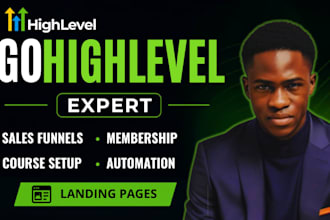 gohighlevel landing page go highlevel sales funnel gohighlevel website design