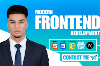 create modern frontend websites
