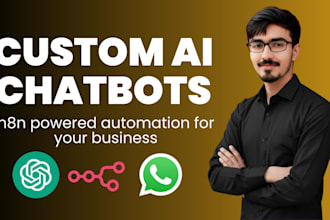build custom ai chatbot with n8n make for your business