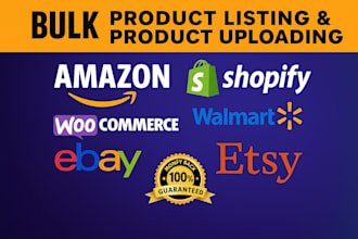 add shopify ebay etsy product listing woocommerce product upload amazon listing