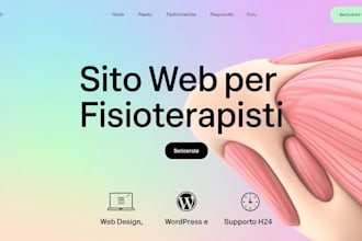 create modern websites for physiotherapy clinics