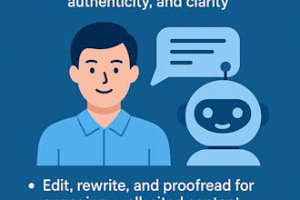 humanize, add content, rewrite, and cite ai written content