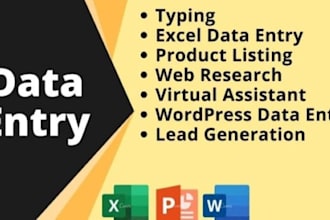 do data entry work