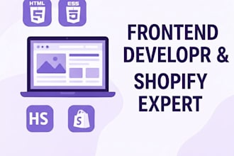 custom shopify website or HTML CSS javascript