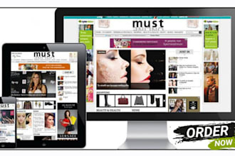 design wordpress magazine website blog website newspaper website