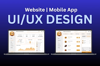 design modern UI UX for websites and mobile apps