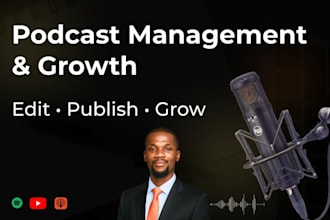 manage, edit, and publish your podcast for growth and audience retention