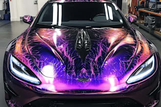 design professional van wrap design, car wrap design