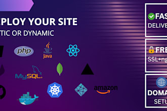 help you deploy and host your static or dynamic website