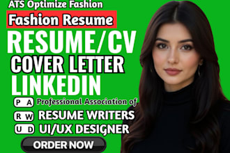 write ats  fashion resume, hair stylist, makeup artist resume cover letter