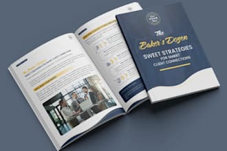 create branded b2b, tech, saas, coaching pdf lead magnet and pdf ebook design