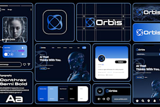 design branding logo brand identity and modern unique brand style guide