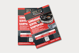 design a professional single page flyer or leaflet for your business