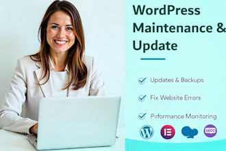 be your wordpress manager and maintain wordpress website monthly