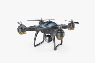 quadcopter 3d drone model, uav drone, drone cad design for rendering,3d printing