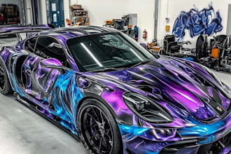 design a professional wrap for your car, bus, truck,