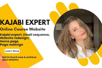 kajabi website, kajabi landing page, kajabi online course