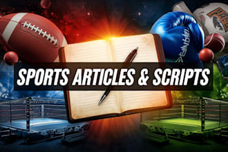 write sports analysis, football, cricket, and every sport