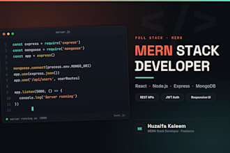 build a full stack mern web app with react and node js