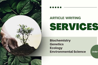 assist in biochemistry, genetics, and ecology