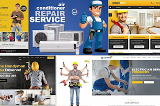 design handyman, roofing, cleaning, carpentry, electrician, hiring flyers