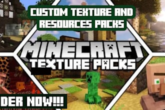 create custom minecraft resource packs and texture packs