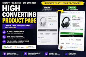 create high converting shopify pages