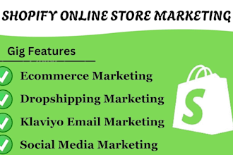 shopify marketing and promote shopify stores