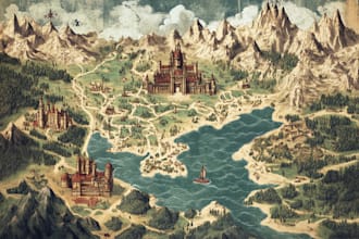 do a fantasy dnd map