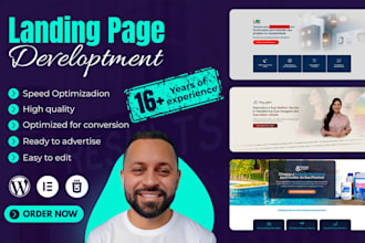 develop a conversion optimized landing page