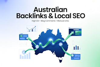 do high da australian backlinks, blog comments and local SEO