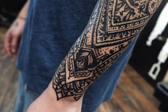 make professional tattoo and custom tattoo