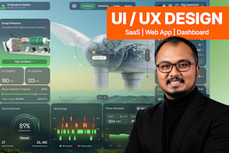 do UI UX design, saas dashboard design, web app design in figma