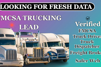 fmcsa trucking leads for freight brokers, drivers and dispatchers