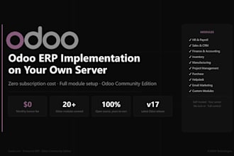 implement odoo open source erp on your server with zero subscription cost