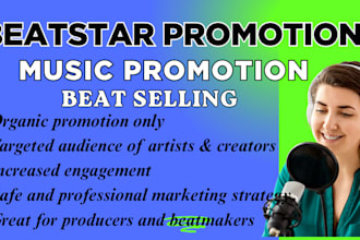 promote your beats or songs on beatstars to grow sales and engagement