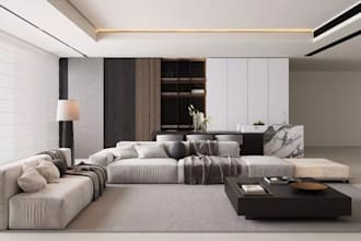 furnish luxury sitting room design,interior rendering,furniture design,villa,cgi