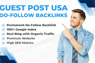 provide guest post on US website with do follow link
